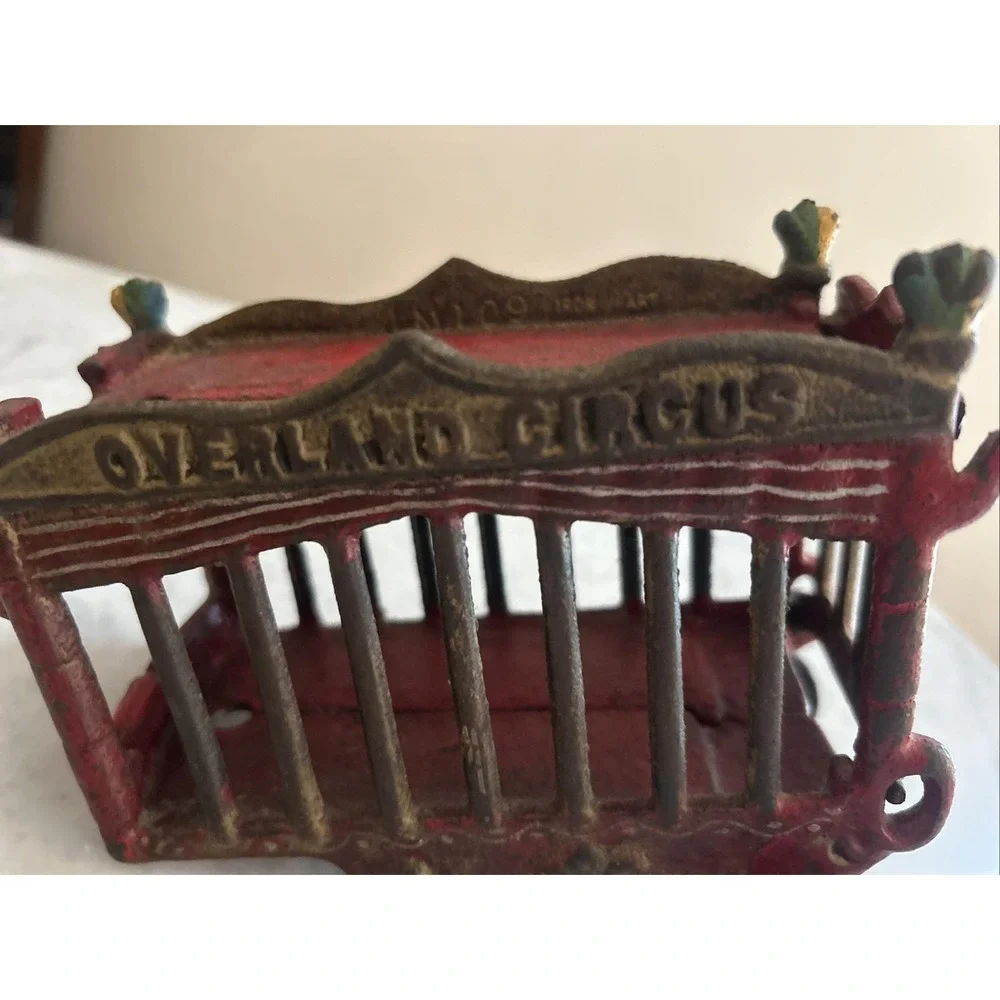 Original Kenton Cast Iron Buggy Overland Circus Wagon Replacement Part